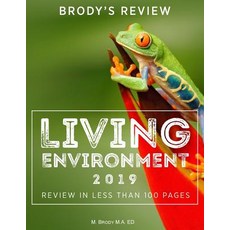 (영문도서) Brody's Review: Living Environment 2019: Living Environment Review in Less Than... Paperback, Limudai Chol Publications, English, 9781948303200