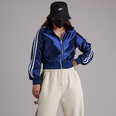 댄마샵 새틴 메탈 크롭 트랙 자켓 방송댄스복 줌바댄스복 에어로빅복