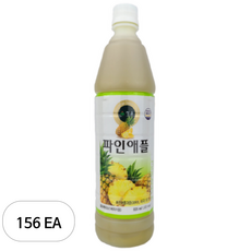 청솔 파인애플 음료, 156개, 835ml