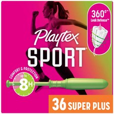 PLAYTEX SPORT 슈퍼플러스 36 탐폰, 1개