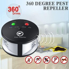 360度室內超聲波驅鼠器 驅蟲器 驅松鼠Ultrasonic Pest Repeller, 無規格, 歐規適配器