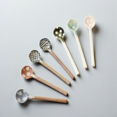 소월상점 made in japan 디저트카페 티스푼 결혼식답례품, 01. 도트 핑크 (미코-160)