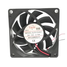 台巨電機 SJ7015 12V 24V 散熱風扇 雙滾珠靜音電腦機殼電源供應器, 1個