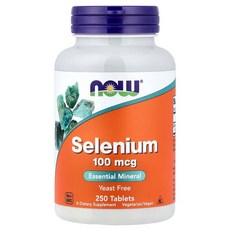 NOW Foods 셀레늄 100mcg 250정 NOW-01482, 1