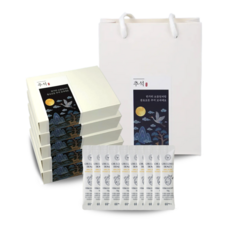 추석 선물 세트 메리굿 국내산 벌꿀스틱 쇼핑 세트 백 실속 있는 명절 답례품, 추석 밤하늘, 5세트