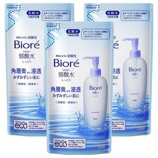 비오레 모이스트 약산수 토너 리필용, 3개, 180ml