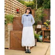 아이더 EIDER SHEER 시어 여성 롱 스커트_White 391494