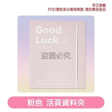 分類資料夾 抽屜收納設計 防刮耐折 書桌整理夾, 1個, 活頁資料夾, 1.粉色
