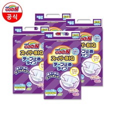 군 슈퍼빅 기저귀 밴드형 남여공용 특대형, 빅형(Big), 112매