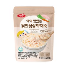 베베스트 아이 맛있는 야채죽 아이죽, 닭안심살야채죽, 1개, 150g