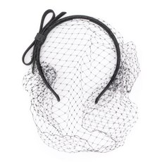 레드(V) 메시 베일 헤어밴드