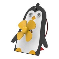 방과후돌봄 프로펠러 풍력에너지 펭귄발전기 만들기/ 과학실험용 과학체험교실 수업용, 1개