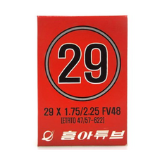 흥아타이어 자전거 29인치 튜브 (29 x 1.75/2.25 프레스타), 1개