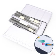 올데이픽 대형 철제 수채화 파레트 전문가팔레트