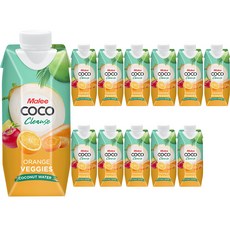 Malee Cleanse柳橙風味椰子水, 330ml, 12個