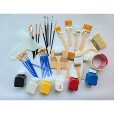 건축도장기능사 실기시험 준비물 붓세트 페인트붓 미술붓, 헤라, 1개