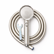 바스럽 온오프 샤워기세트 샤워기헤드+2M 샤워호스+스패너, 1개