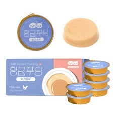 집사일기 반려동물 황금푸딩 간식 미니캔, 닭가슴살, 30g, 6개