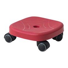 이동의자 앉은뱅이 회전의자, 레드