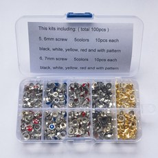가위 수리 키트 헤어 부품 액세서리 100Pcs Lot, M