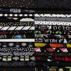 수입 원단패키지 4339 (30종 15*15cm), 1개, 블랙