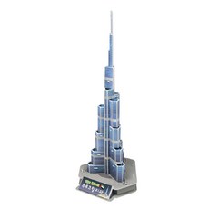 모두의취미 3D우드락 LED 모형 시리즈, 1피스, LED 부르즈할리파 우드락 3D 입체퍼즐, 1개
