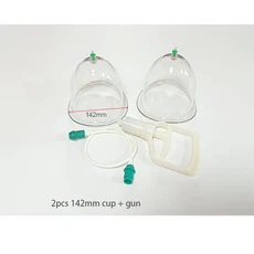 대형 가슴 확대 펌프 리프팅 흡입 컵 탄력 바디 마사지 액세서리 기기 부항, 01 142mm cup w gun