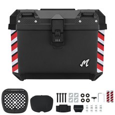 탈착 탑박스 오토바이트렁크수납 두텁게 E522, 블랙