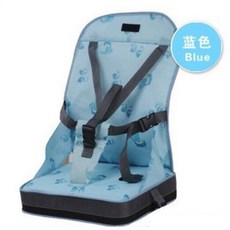 유용한 식사 의자 가방 휴대용 좌석 옥스포드 방수 패브릭 여행 접이식 벨트 먹이 높은 의자, 01 Blue, 1개