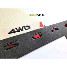 쏘렌토 엠블럼 MQ4 SORENTO 블랙하이그로시 86310P2000 튜닝 도장 도색, 86316P2100 4WD(블랙), 블랙, 쏘렌토 4세대 MQ4