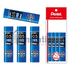 펜텔 아인슈타인 샤프심 0.5mm HB 4개/B 4개세트(펜텔 전용 포장 케이스), 아인 0.5mm HB 4개 세트