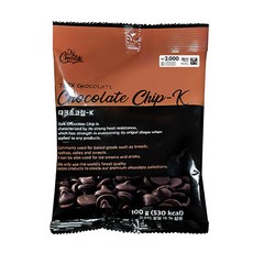 모카앤초코 다크초코칩-K, 100g, 1개