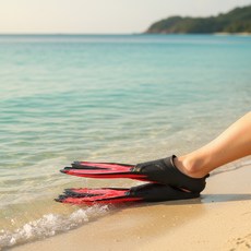 더번지 스피드 오리발 실내수영장오리발