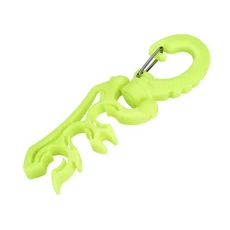 표준 스쿠버 다이브 마우스피스 홀더 더스트 캡 2단계 레귤레이터 문어 리테이너 클립 수상 스포츠 다이빙 액세서리, 노란색