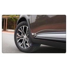 車王汽車精品百貨 三菱 Mitsubishi 2017 Outlander 專用擋泥板，有效防止泥沙飛濺，保護車身，安裝簡便, 1個