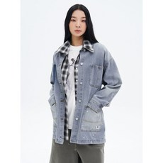 매장정품 에잇세컨즈 8SECONDS [UNI8] 조직감 데님 아우터 블루 165239CP1P 207359