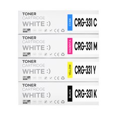 CRG-331 호환토너 MF628CWZ MF624CW MF8240CW LBP7110CW MF8284CW MF628CW 카트리지, 1개, CRG-331 4색세트
