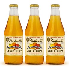 마르티넬리 스파쿨링 애플주스, 296ml, 24개