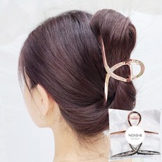 NOID-B 玫瑰金超大一字夾