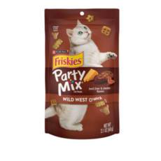 프리스키 파티믹스 고양이 간식, 와일드 카우보이, 60g, 4개