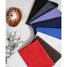 패션스타트 30수 면 코튼 무지원단 레트로 비비드컬러 8종 반마 62471, 02) 레드, 1개, 02) 레드