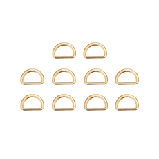 실버 블랙 골드 타입 D 링 연결 합금 신발 가방 버클 액세서리 15mm 로트당 10 개, 03 C_02 10Pcs 20mm, 03 C