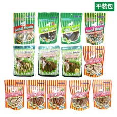 BONE PLUS 犬用潔牙棒系列 100-120g 袋裝 (平裝包) 狗零食 牛奶螺旋四星潔牙棒 M, 1個, 牛奶螺旋四星潔牙棒 / M,平裝包