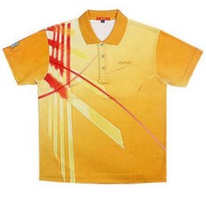 유니폼 상의 OK10019 노랑 여성 상의 티셔츠 유니폼 옷 탁구 반바지 운동복 dew+511oR