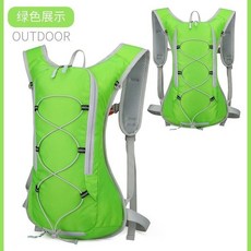 騎行背包戶外防水自行車包徒步登山旅行便攜雙肩包防雨騎行水袋包, 綠色