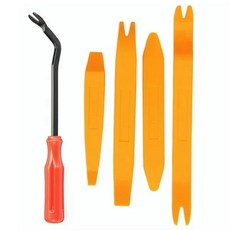 휴대용 자동 도어 클립 패널 트림 제거 도구 대시 오디오 설치 프라이 키트 수리 10 세트, Screwdriver