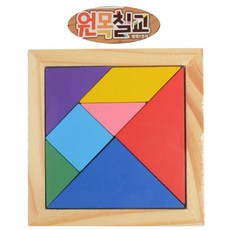 JB 원목칠교(소) 칠교놀이 학습교구 gy1278 제이발전소, 1인용, 1개, 단품