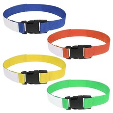 Laundry Loops 4피스 다용도 세탁 버클 루프 양말 스네어 버클 교체 포함 세탁 스트랩 세탁물 - 나일론 스트랩 양말 정리함 세탁기 건조기용 (그린/블루/옐로우