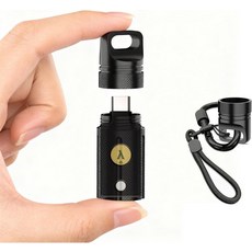 업그레이드 휴대용 보호 케이스 YubiKey 55C NFC와 완벽하게 호환되는 방수 및 충격 방지 암호화폐 콜드 월렛, Orange, Small