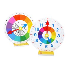 학습용모형시계 학습교구 자석놀이 자석퍼즐 시계를 배워요 Ver.2